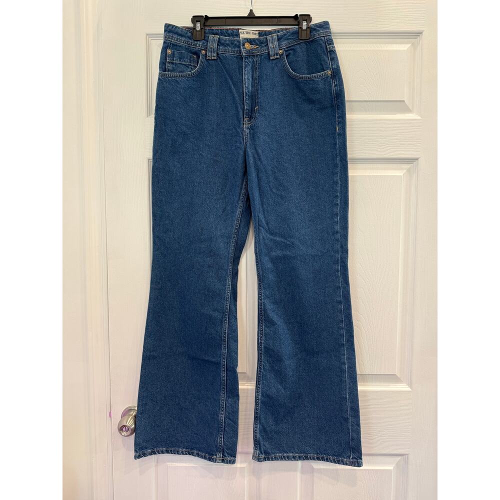 We The Free People Ava High Rise Bootcut Jeans Sz 30/10 Cotton - Picture 3 of 8